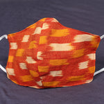 POCHAMPALLY IKAT COTTON FACE MASKS ( PACK OF 5 )-WSFMPOFMCT33