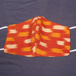 POCHAMPALLY IKAT COTTON FACE MASKS ( PACK OF 5 )-WSFMPOFMCT33